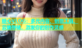 糖心VLOG：多元内容、创意工具、云端存储，激发你的创作灵感
