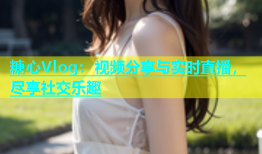 糖心Vlog：视频分享与实时直播，尽享社交乐趣
