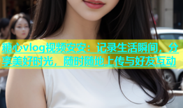 糖心vlog视频安安：记录生活瞬间，分享美好时光，随时随地上传与好友互动