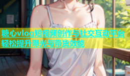 糖心vlog短视频创作与社交互动平台轻松提升曝光与带货效能