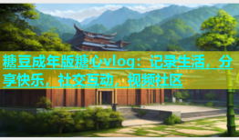 糖豆成年版糖心vlog：记录生活，分享快乐，社交互动，视频社区
