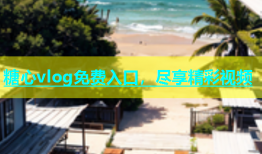 糖心vlog免费入口，尽享精彩视频