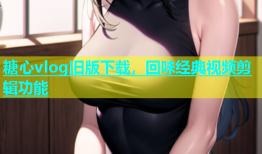 糖心vlog旧版下载，回味经典视频剪辑功能