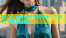 糖心Vlog粉丝神秘礼物揭秘：互动社区的惊喜分享
