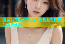 香菜公主糖心Vlog：短视频社区的互动与分享