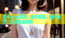 糖心vlog官网：低价抢购，轻松创作，分享生活精彩