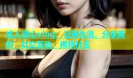 成人糖心vlog：记录生活，分享美好，社交互动，视频社区