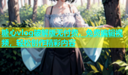 糖心vlog破解版无付费，免费编辑视频，轻松创作精彩内容
