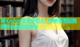 糖心vlog谁更吸引人？快来看看短视频平台的精彩推荐
