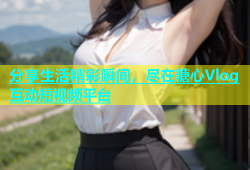 分享生活精彩瞬间，尽在糖心Vlog互动短视频平台