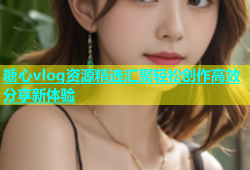 糖心vlog资源精选汇聚轻松创作高效分享新体验