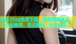甜心Vlog免费下载：海量视频资源，个性化推荐，高清播放，社交分享