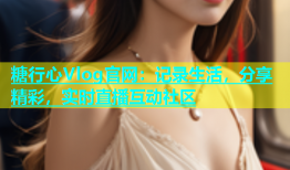 糖行心Vlog官网：记录生活，分享精彩，实时直播互动社区