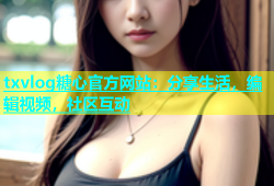 txvlog糖心官方网站：分享生活，编辑视频，社区互动