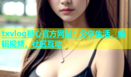 txvlog糖心官方网站：分享生活，编辑视频，社区互动