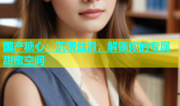 国产糖心：沉浸丝滑，解锁你的专属甜蜜空间