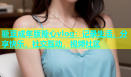 糖豆成年版糖心vlog：记录生活，分享快乐，社交互动，视频社区
