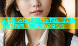 成人糖心vlog视频app下载，记录生活美好瞬间，随时随地分享心情