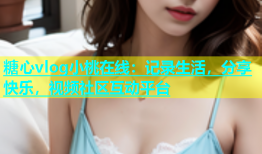 糖心vlog小桃在线：记录生活，分享快乐，视频社区互动平台