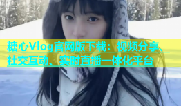 糖心Vlog官网版下载：视频分享、社交互动、实时直播一体化平台