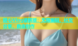 糖心Vlog破解版：无限编辑，社交分享，自由创作