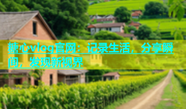 糖心vlog官网：记录生活，分享瞬间，发现新视界