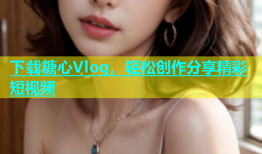 下载糖心Vlog，轻松创作分享精彩短视频