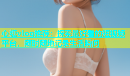 心糖vlog推荐：探索最好看的短视频平台，随时随地记录生活瞬间