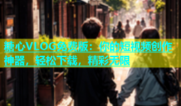 糖心VLOG免费版：你的短视频创作神器，轻松下载，精彩无限