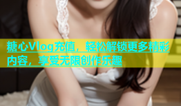 糖心Vlog充值，轻松解锁更多精彩内容，享受无限创作乐趣