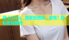 糖心Vlog：甜美短视频，谁有？精彩即刻拥有