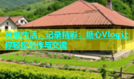 分享生活，记录精彩：糖心Vlog让你轻松创作与交流