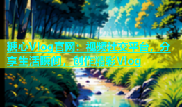 糖心Vlog官网：视频社交平台，分享生活瞬间，创作精彩Vlog
