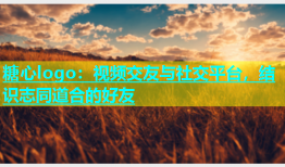 糖心logo：视频交友与社交平台，结识志同道合的好友