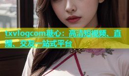 txvlogcom糖心：高清短视频、直播、交友一站式平台