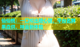 仙仙桃：一口咬出糖心甜，平台名鲜果直供，味蕾新体验