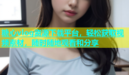 糖心vlog资源下载平台，轻松获取视频素材，随时随地观看和分享