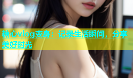 糖心vlog变身：记录生活瞬间，分享美好时光