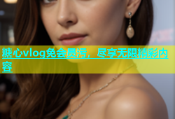 糖心vlog免会员污，尽享无限精彩内容