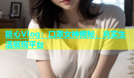 糖心Vlog：口罩女神揭秘，真实生活展现平台