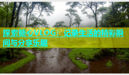 探索糖心VLOG：记录生活的精彩瞬间与分享乐趣