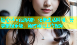 糖心vlog回家路：记录生活瞬间，分享旅程乐趣，随时随地上传视频