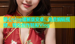 糖心vlog破解版安卓：免费编辑视频，轻松创作精彩Vlog