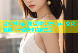 糖心Vlog：短视频社交App，免费追剧，一键创作精彩生活