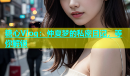 糖心Vlog：仲夏梦的私密日记，等你解锁