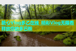 糖心Vlog多乙在线 精彩Vlog无限看 释放你的多巴胺