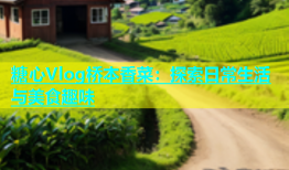 糖心Vlog桥本香菜：探索日常生活与美食趣味