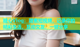 糖心Vlog：甜蜜短视频，记录你的精彩生活，互动交友，一键分享