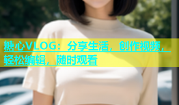 糖心VLOG：分享生活，创作视频，轻松编辑，随时观看