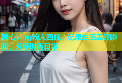 糖心vlog粉人西施，记录生活美好瞬间，分享时尚日常